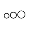 EasyToys Men Only Pack 3 cockrings Silicone Noir